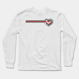 red heart Long Sleeve T-Shirt